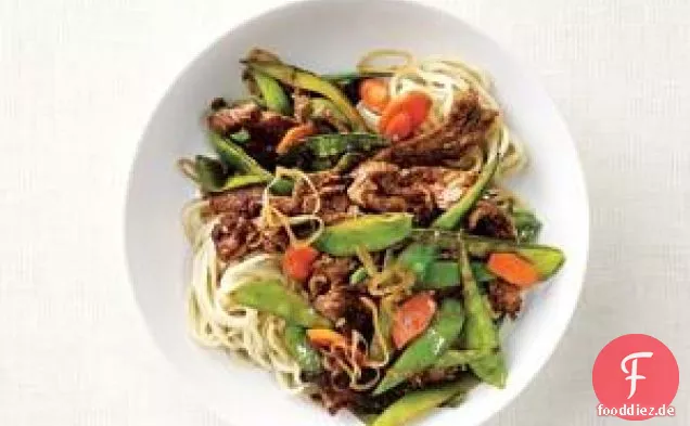 Süßes und würziges Rindfleisch-Stir-Fry-Rezept