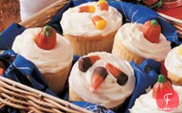 Süßigkeiten-Mais-Cupcakes