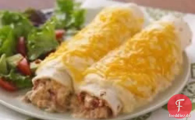 Unser perfekter pikanter Hühnchen-Tortilla-Auflauf