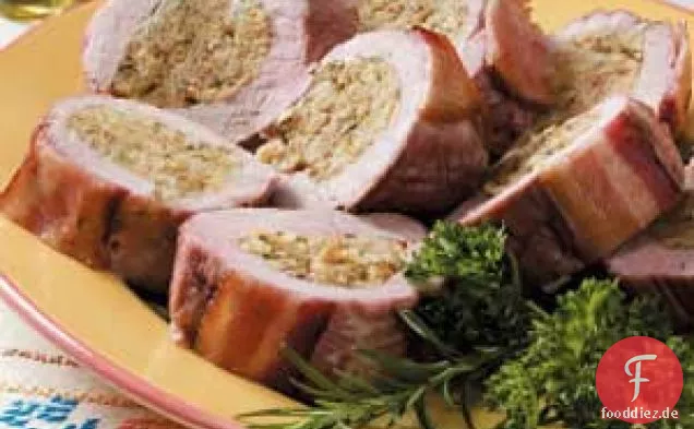 Zartes gefülltes Schweinefilet