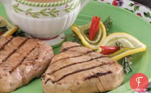 Zitrus-Ingwer-Thunfischsteaks