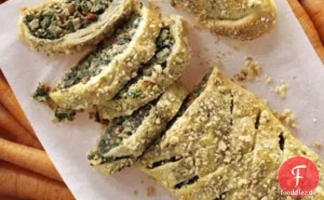 Toskanischer Artischocken-Spinatstrudel