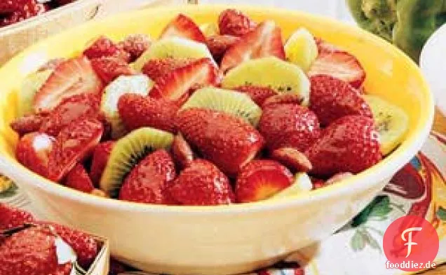 Erdbeer-Kiwi-Dessert
