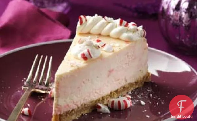 Pfefferminzbonbon-Käsekuchen