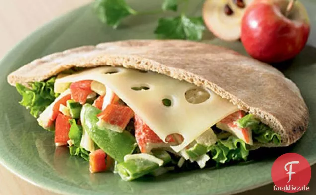 Krabbe & Pea Pod Pita