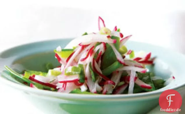 Schneebsen-, Schalotten- und Rettichsalat