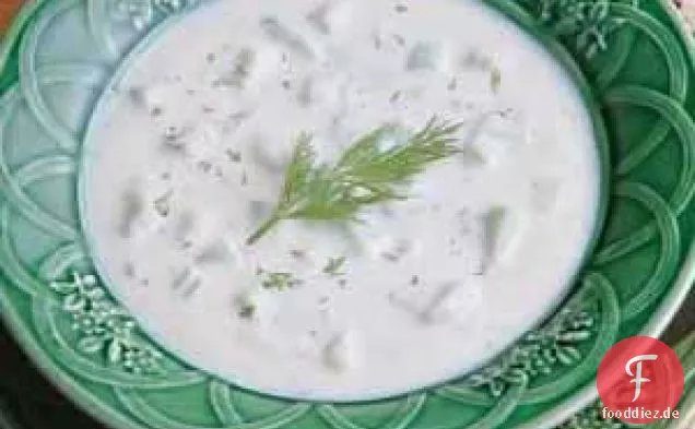 Gurken-Kartoffelsuppe