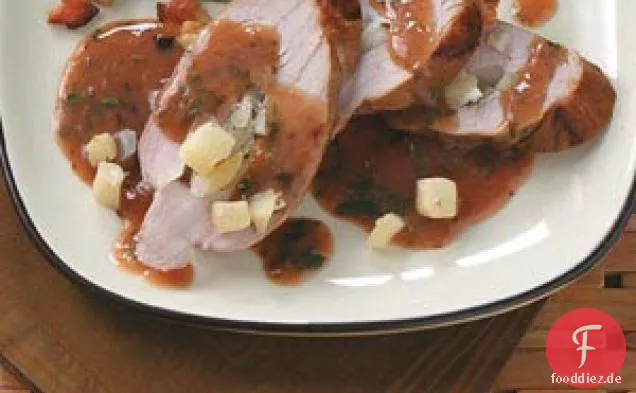 Schweinefilet mit Apfelfüllung