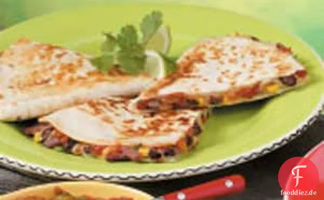 Bohnen- und Rindfleisch-Quesadillas
