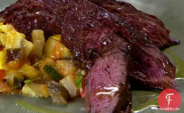 Gegrilltes Hängersteak