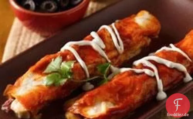 Einfache Hühnchen-Enchiladas