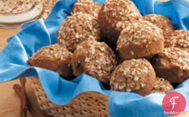 Apfelmus-Zimt-Hafer-Muffins