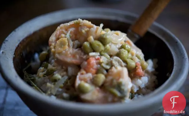 Freestyle Shrimp Curry mit 3 Erbsen