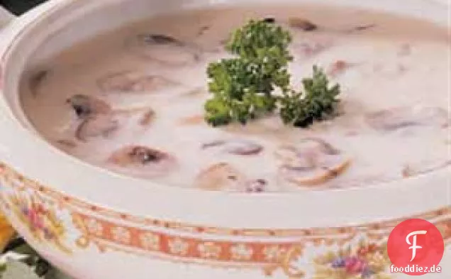Schnelle Pilzcremesuppe