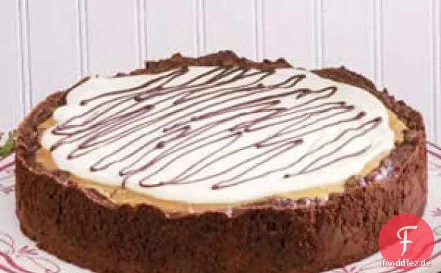 Schokoladen-Erdnussbutter-Käsekuchen