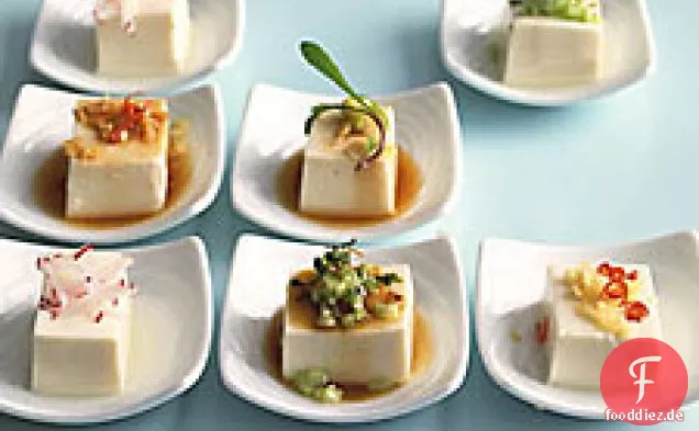 Gekühlter Tofu im japanischen Stil