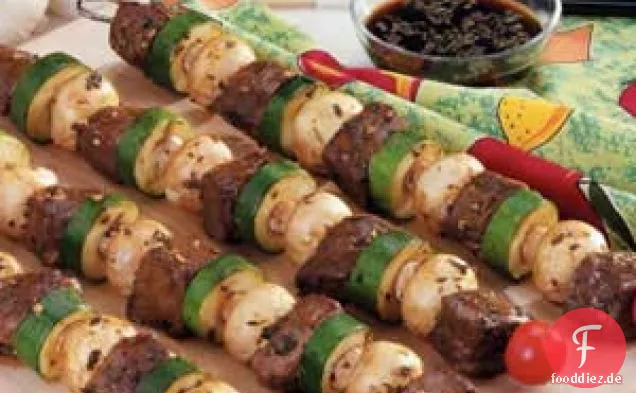 Italienische Rindfleischkabobs