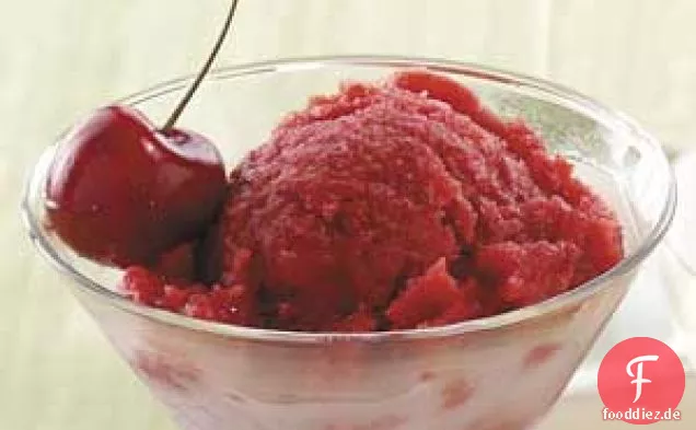 Sauerkirschsorbet