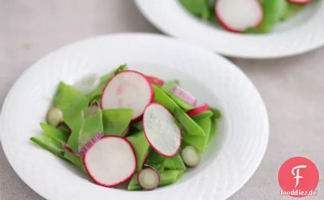 Csa Box#2 Rezept: Schneebsen-, Rettich- und Jakobsmuschelsalat
