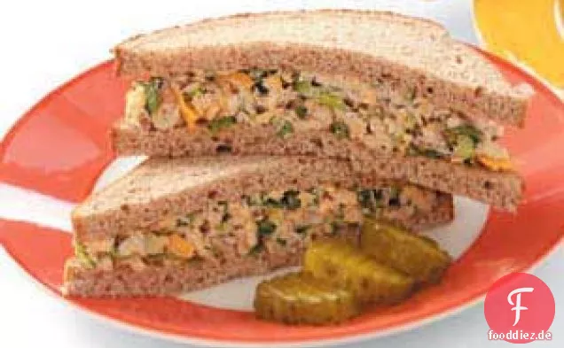 Thunfisch-Käse-Sandwiches