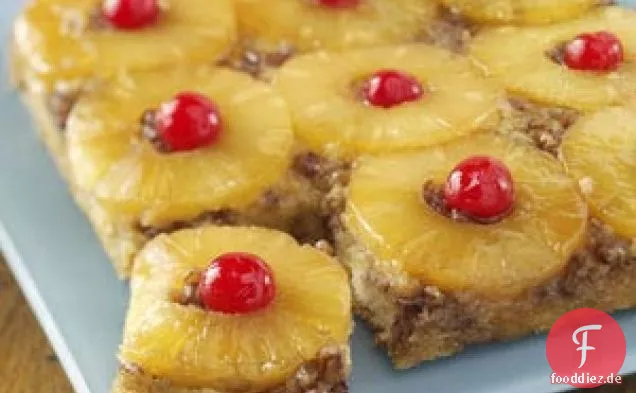 Umgedrehter Ananas-Kuchen
