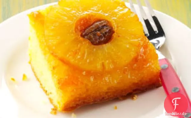 Umgedrehter Ananas-Kuchen