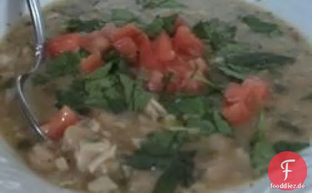 Weißer Truthahn-Chili