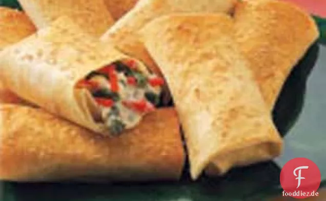 Spargel-Käse-Bündel