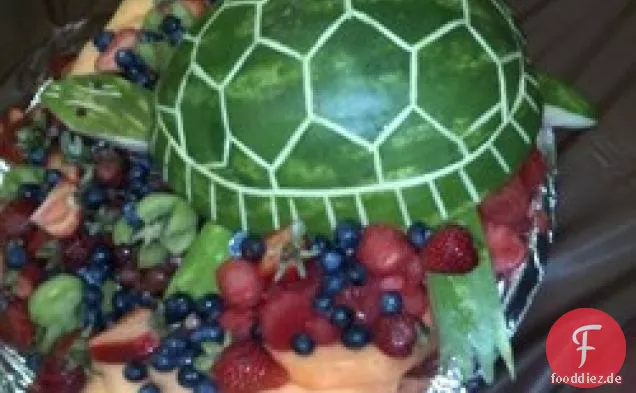 Wassermelonen-Obstsalatschüssel