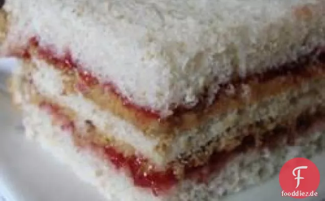 Ignacios Super Erdnussbutter-Gelee-Sandwich