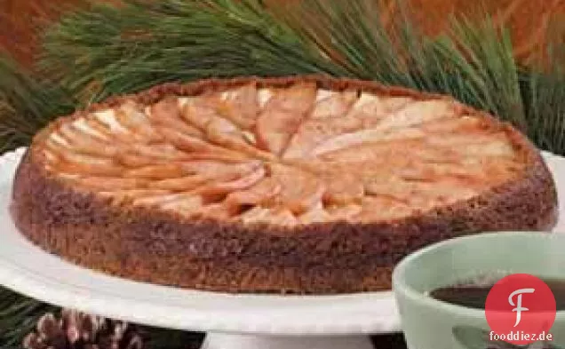 Lebkuchenschnaps-Birnen-Torte