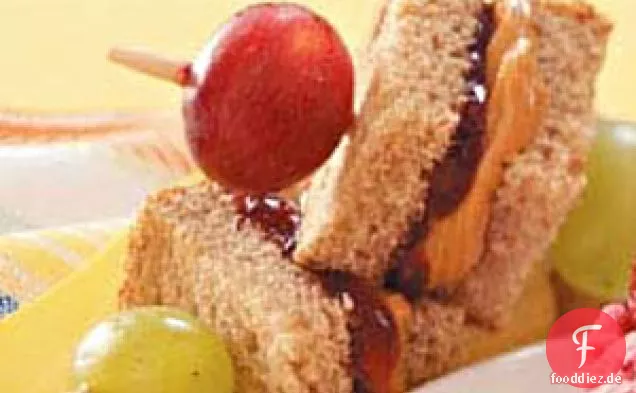 PBJ auf einem Stock