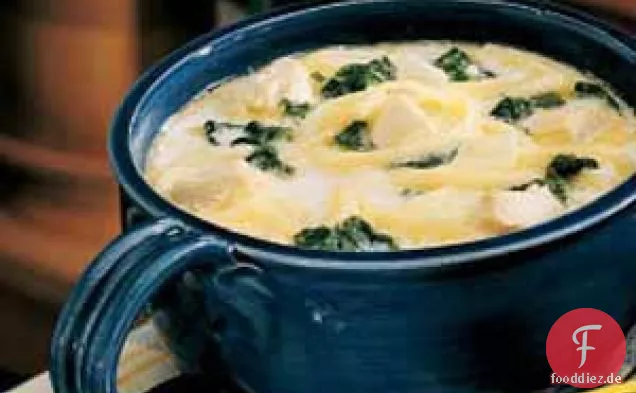 Spinat-Käse-Suppe