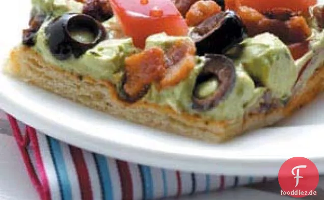Guacamole-Vorspeisenquadrate