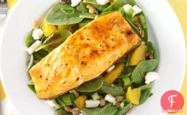 Lachs-Spinat-Salat
