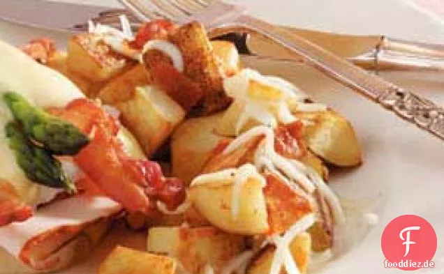 Mozzarella-Kartoffelpfanne