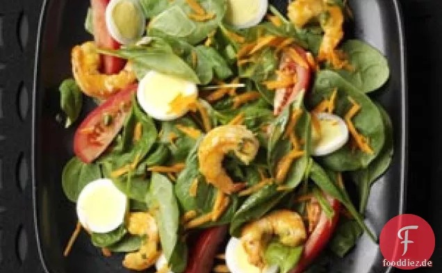 Garnelen-Spinat-Salate