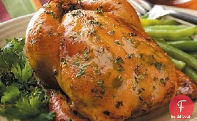 Gegrillte Hühner aus Cornwall