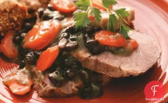 Langsam gekochtes Schweinefleisch Verde