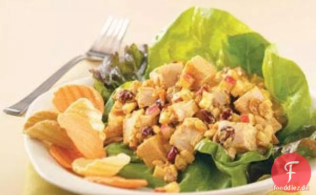 Kühler Curry-Hähnchen-Salat