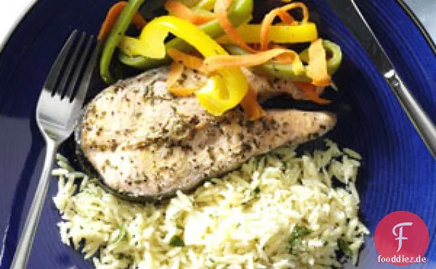 Gegrillte Lachspakete