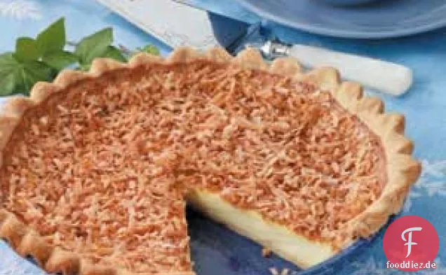 Kokosnuss-Puddingkuchen
