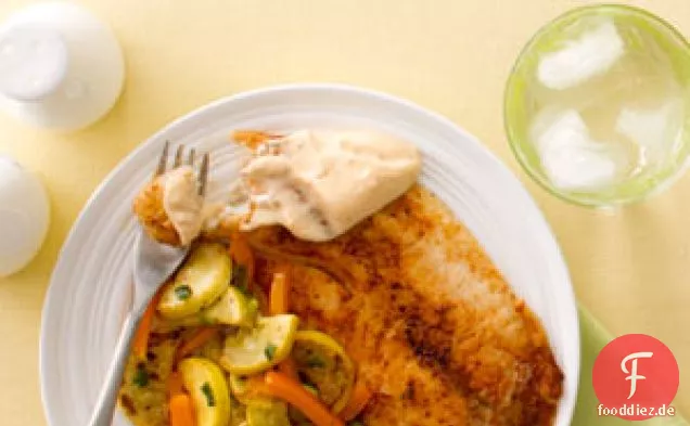 Ancho-Chili-gewürzter Tilapia