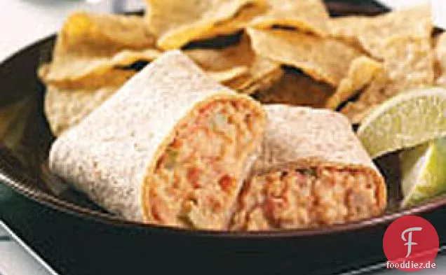 Herzhafte Bohnen-Burritos