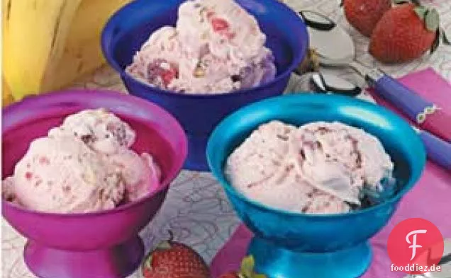 Makeover Erdbeer-Bananen-Eis