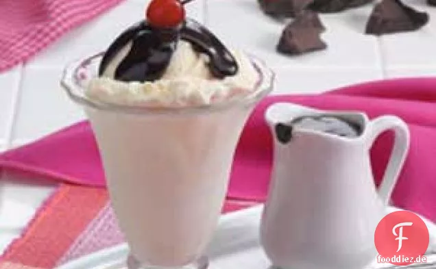 Reichhaltige heiße Fudge-Sauce