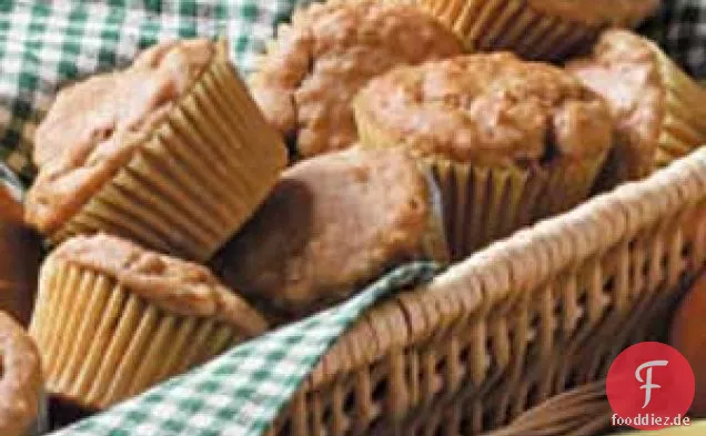Erdnussbutter-Hafermuffins