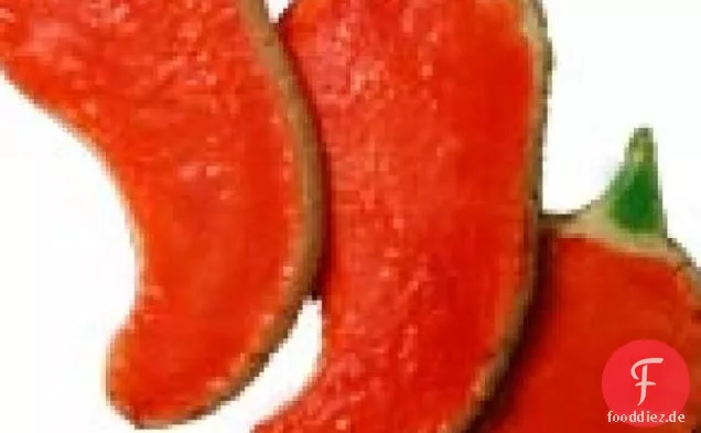 Chilipfeffer Weihnachtsplätzchen