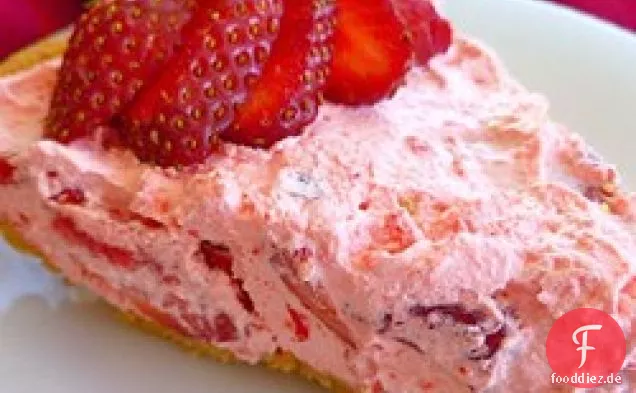 Flauschiger Erdbeerkuchen