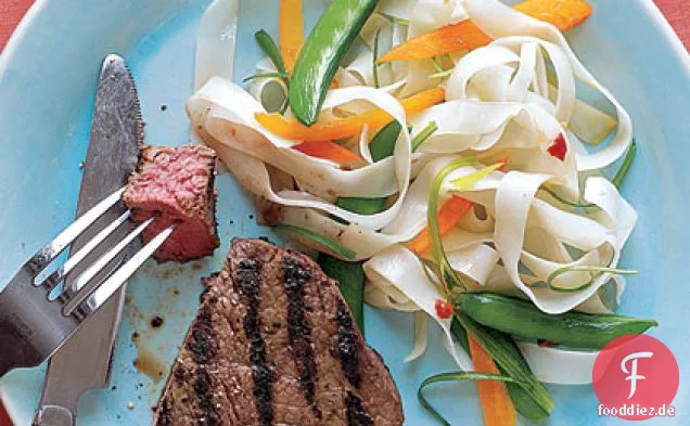 Gegrilltes Miso-mariniertes Filet Mignon